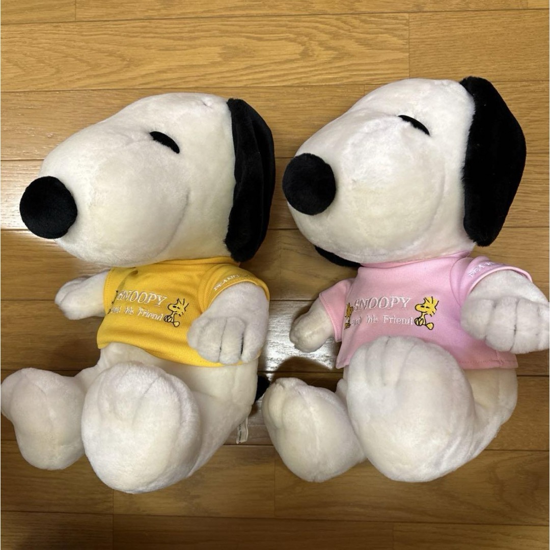 SNOOPY(スヌーピー)のtomo様専用　スヌーピー　ぬいぐるみ4体セット　特大　レア　非売品 エンタメ/ホビーのおもちゃ/ぬいぐるみ(ぬいぐるみ)の商品写真