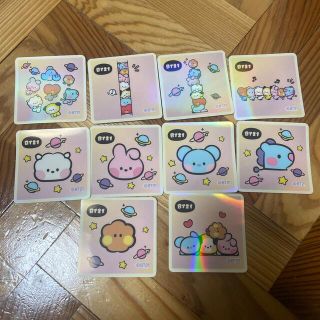 ビーティーイシビル(BT21)のばかうけ　BT21 ステッカー　10枚(アイドルグッズ)