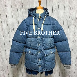 ファイブブラザー(FIVE BROTHER)の未使用タグ付き！FIVE BROTHERデニムダウンジャケット！ダウンパーカー！(ダウンジャケット)