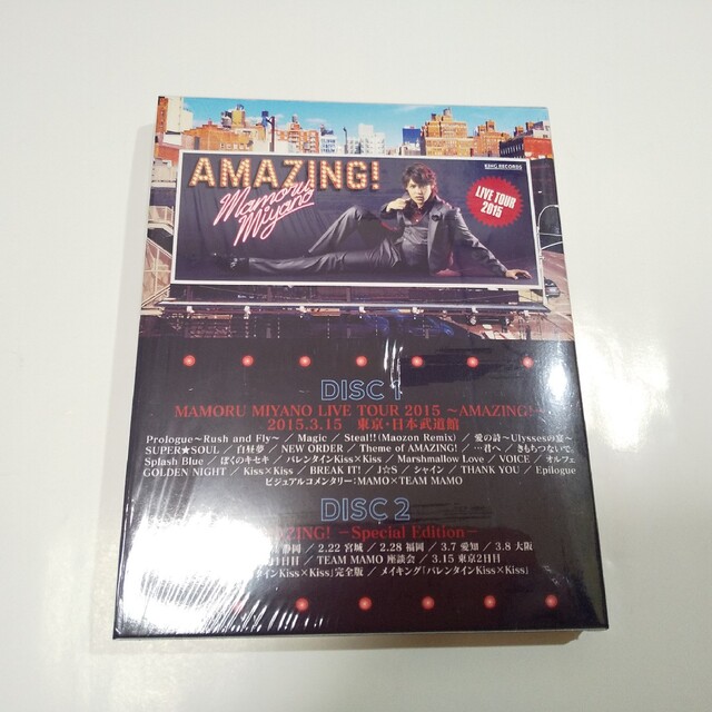 Blu-ray◇初回仕様 宮野真守LIVE AMAZING!ブルーレイマモライ