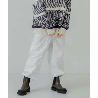 ケービーエフ(KBF)の【WHITE】コーティングワークパンツ(その他)