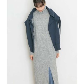 アーバンリサーチラボ(UR Lab.)の【TOPGRAY】スリットニットタートルワンピース(ロングワンピース/マキシワンピース)