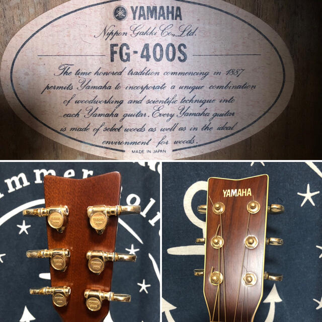 美品❣️80年製国産レアビンテージ❣️ヤマハ FG 400Sオレンジラベル美音