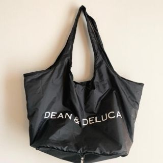 DEAN&DELUCA 黒トートバッグ デリバッグ エコバッグ レジバッグ(エコバッグ)