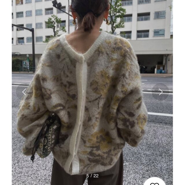 Ameri VINTAGE(アメリヴィンテージ)のAMERI⭐︎3WAY NOSTALGIC RUG KNIT  レディースのトップス(カーディガン)の商品写真