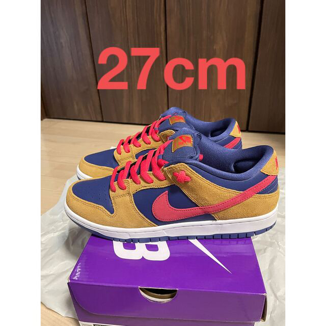 NIKE(ナイキ)のNIKE SB DUNK LOW PRO WHEAT AND PURPLE 27 メンズの靴/シューズ(スニーカー)の商品写真