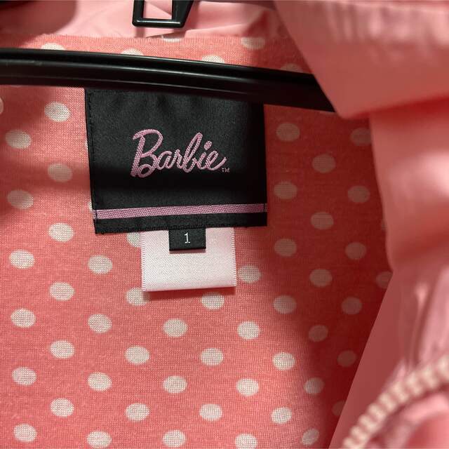 Barbie(バービー)の Barbie バービー  ピンク　フリルジャケット　ジャンパー　フード　150 キッズ/ベビー/マタニティのキッズ服女の子用(90cm~)(ジャケット/上着)の商品写真