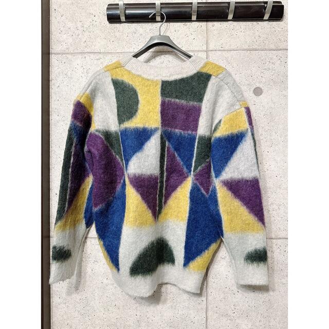 AMERI アメリ COLOR BLOCK OVER KNIT CARDIGAN 2