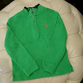 ラルフローレン(Ralph Lauren)のラルフローレン 長袖ニット ハーフジップ グリーン(ニット)