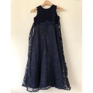 ローラアシュレイ(LAURA ASHLEY)のローラアシュレイ　ロングドレス　120-130 秋冬(ドレス/フォーマル)