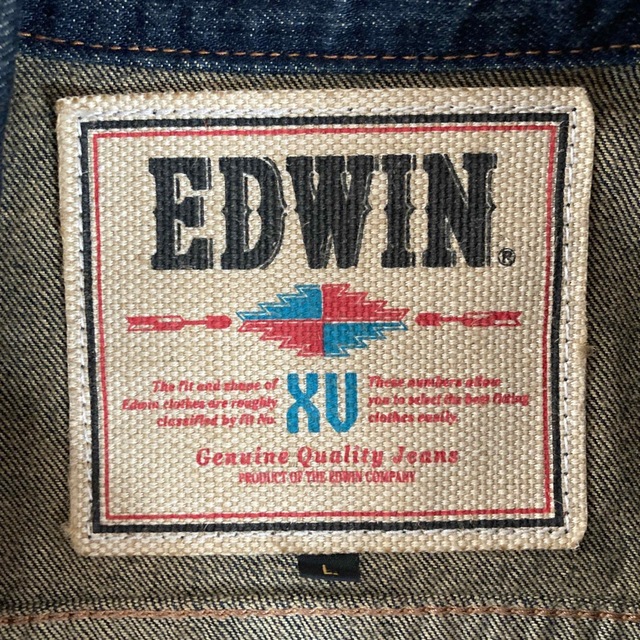 EDWIN(エドウィン)のEDWIN  デニムジャケット　Ｌ メンズのジャケット/アウター(Gジャン/デニムジャケット)の商品写真