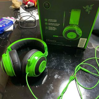 レイザー(Razer)のRazer Kraken Green ゲーミングヘッドセット (ヘッドフォン/イヤフォン)