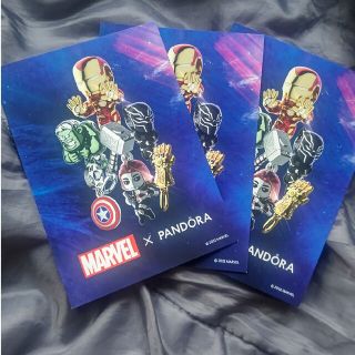 Pandora　×　MARVEL　非売品カード　３枚セット(カード)