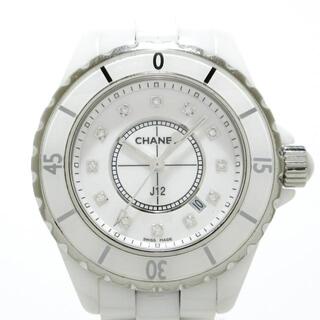 シャネル(CHANEL)のシャネル 腕時計 J12 H1628 レディース 白(腕時計)