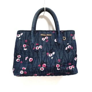 ミュウミュウ(miumiu)のミュウミュウ ハンドバッグ ギャザーバッグ(ハンドバッグ)