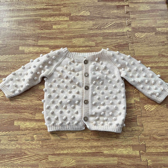 misha\u0026puff Rosette ポップコーンカーディガン 2y-eastgate.mk