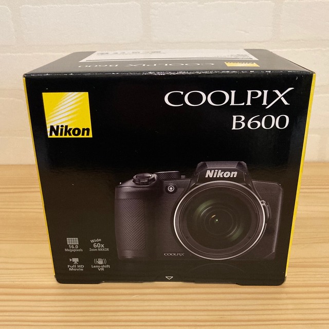 Nikon(ニコン)の新品未使用 Nikon COOLPIX B600 BK クールピクス ブラック スマホ/家電/カメラのカメラ(コンパクトデジタルカメラ)の商品写真