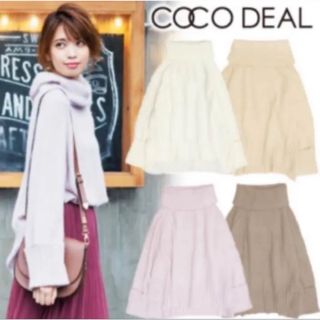 ココディール(COCO DEAL)のCOCO DEAL アンゴラオフタートルニット(ニット/セーター)