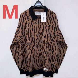 ワコマリア(WACKO MARIA)のM【WACKOMARIA】 L-B)LEOPARD POLO SHIRT／新品(ポロシャツ)