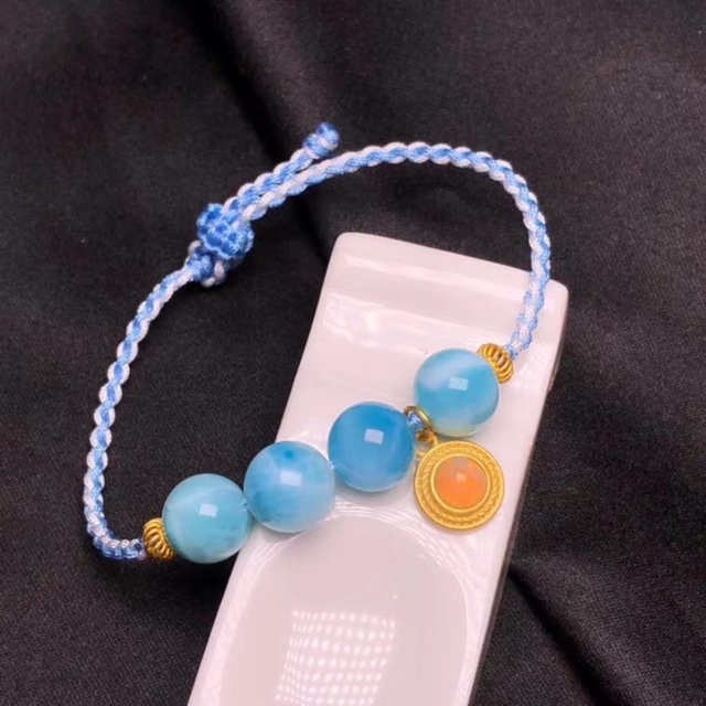 天然】ラリマー ブレスレット 10mm www.krzysztofbialy.com