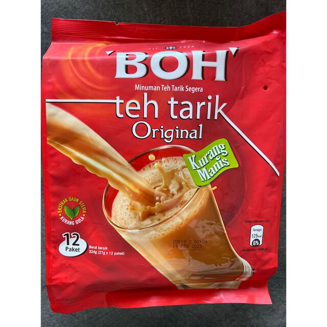 BOH(ボー)のマレーシア　BOH Tea ボーティー　ミルクティ　甘さ控えめ 食品/飲料/酒の飲料(茶)の商品写真