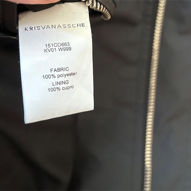 希少 25万 エディ好きな方も 【KRISVANASSCHE】フーデッドコート