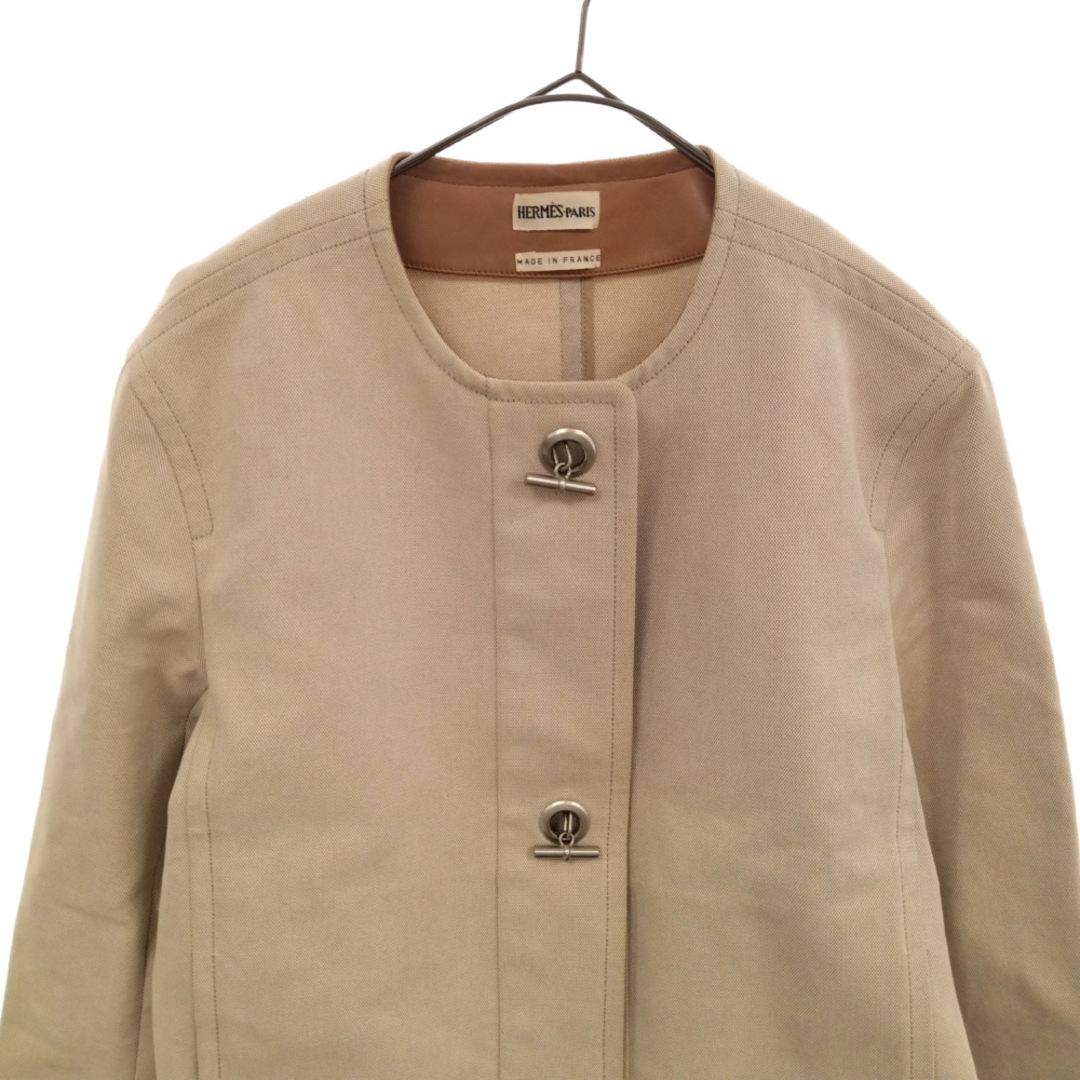 HERMES エルメス 01SS マルジェラ期 シェーヌボタンコットンキャンバス