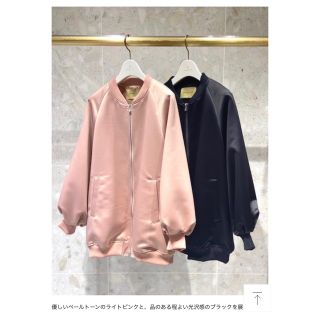 ユナイテッドアローズ(UNITED ARROWS)のUNITED ARROWS☆六本木ヒルズ限定 サテン ボンバージャケット(ミリタリージャケット)