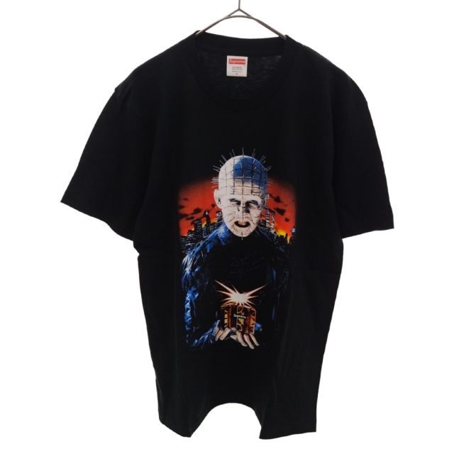 SUPREME シュプリーム 18SS Hellraiser Hell on Earth Tee ヘルレイザー　ヘルオンアース プリント半袖Tシャツ クルーネックカットソー　ブラック