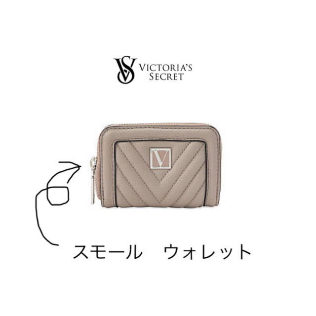 Victoria's Secret(ヴィクトリアズシークレット)のザ　ヴィクトリア　スモールウォレット♡ライトペッパー レディースのファッション小物(財布)の商品写真