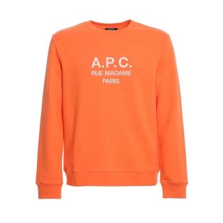 アーペーセー(A.P.C)のA.P.C. ロゴスウェット オレンジ  (トレーナー/スウェット)