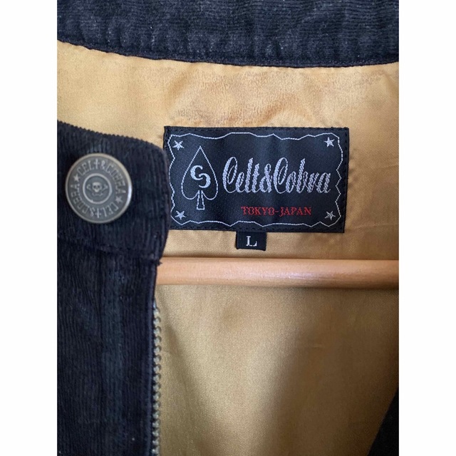 Celt and Cobra(ケルトアンドコブラ)のCELT&COBRA コーデュロイライダース メンズのジャケット/アウター(ライダースジャケット)の商品写真