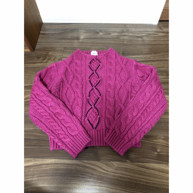 Ameri VINTAGE BACK CABLE KNIT アメリヴィンテージ