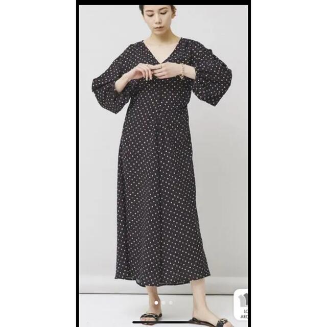 カレンソロジー ドットフレアワンピース 激安価格 9843円 stockshoes.co