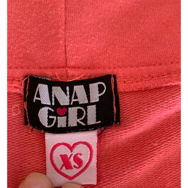 ANAP(アナップ)のANAP パーカー　ピンク キッズ/ベビー/マタニティのキッズ服女の子用(90cm~)(ジャケット/上着)の商品写真