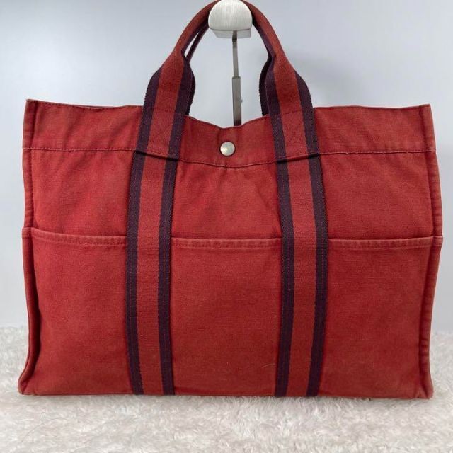✨美品✨HERMES エルメス フールトゥ ハンドバッグ キャンバス 通販