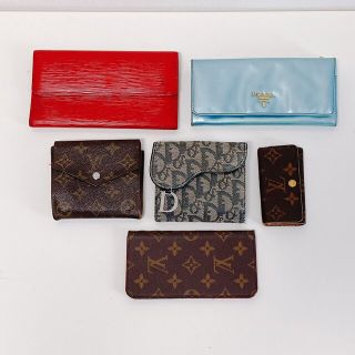 ルイヴィトン(LOUIS VUITTON)の9-3 まとめ売り 6点セット販売 ルイヴィトン プラダ ディオール 財布(財布)