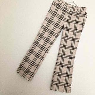 バーバリー(BURBERRY) チェックパンツ カジュアルパンツ(レディース)の 