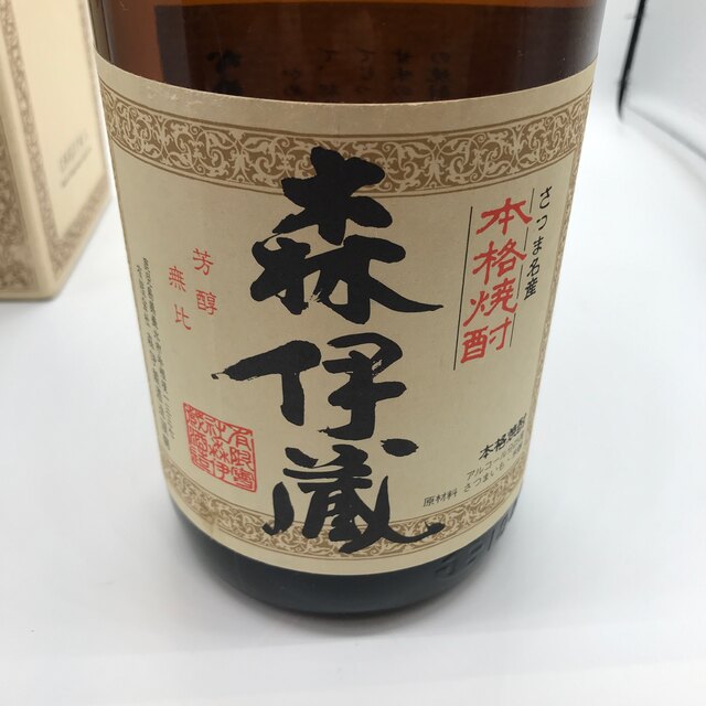 森伊蔵　箱入り　1800ml 食品/飲料/酒の酒(焼酎)の商品写真