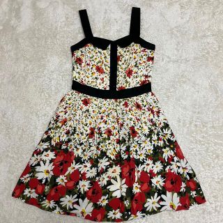 ジルスチュアート(JILLSTUART)のジルスチュアート　花柄膝上ワンピース(ひざ丈ワンピース)