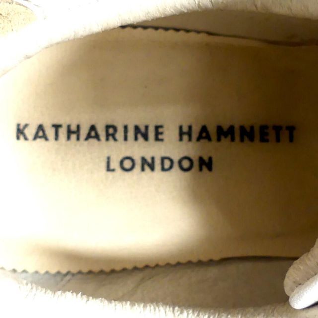 KATHARINE HAMNETT(キャサリンハムネット)のレースアップシューズ アルフレッドバニスター 25 本革 白 メンズTY2086 メンズの靴/シューズ(ドレス/ビジネス)の商品写真