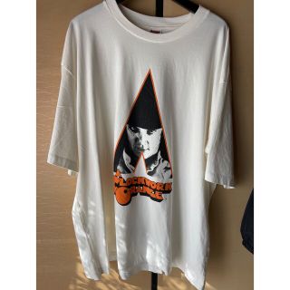 ジーユー(GU)のGU 時計仕掛けのオレンジTシャツ　XXL(Tシャツ/カットソー(半袖/袖なし))