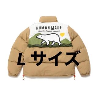 ヒューマンメイド(HUMAN MADE)のHUMAN MADE DOWN JACKET BEIGE L(ダウンジャケット)