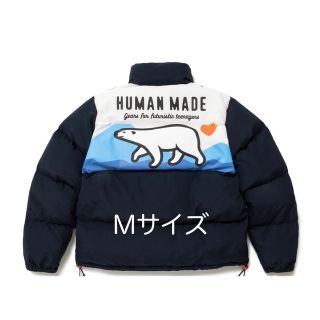 ヒューマンメイド(HUMAN MADE)のHUMAN MADE DOWN JACKET NAVY M(ダウンジャケット)