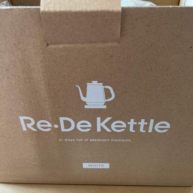 Re・De Kettle 電気ケトル RD-K002WT