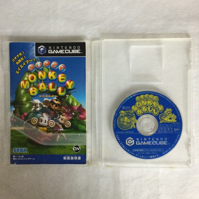 ニンテンドーゲームキューブ(ニンテンドーゲームキューブ)の「スーパーモンキーボール」GC　KR0370 エンタメ/ホビーのゲームソフト/ゲーム機本体(家庭用ゲームソフト)の商品写真