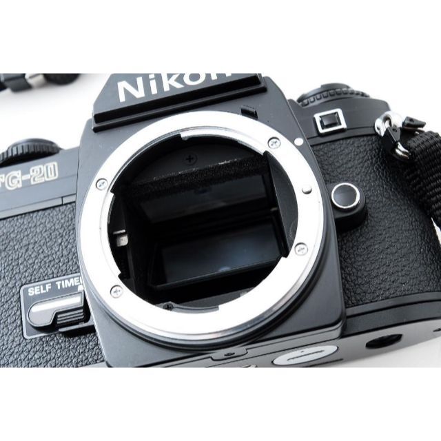 超美品　NIKON  FG-20 ブラック　フィルム　モルト新品交換済 Y442