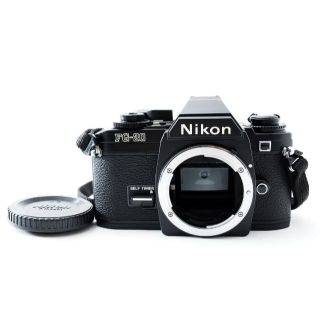 ニコン(Nikon)の超美品　NIKON  FG-20 ブラック　フィルム　モルト新品交換済 Y442(フィルムカメラ)