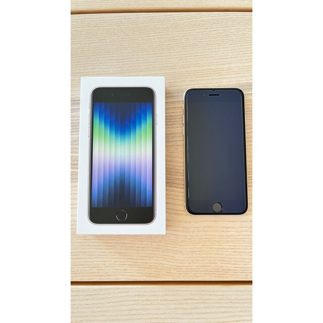極美品】iPhone SE 第3世代 128GB バッテリー残量100 【お1人様1点限り