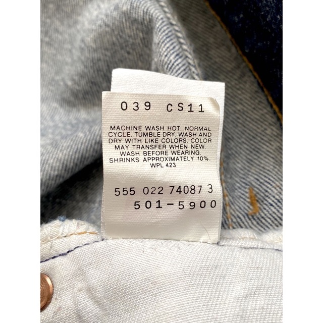 海外 正規品】 バレンシア 501 リーバイス - Levi's w36 濃紺 米国製